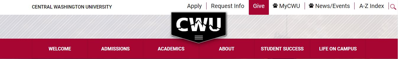 Central Washington University home page